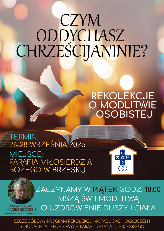 Zapraszamy na rekolekcje o modlitwie osobistej.