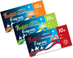 Tak wyglądają bilety na nasze trzy koncerty - koszt wejściówki to tylko 10 zł - nabyć je można w RCKB w Brzesku już od 2 stycznia 2018 r. Bilety na koncert