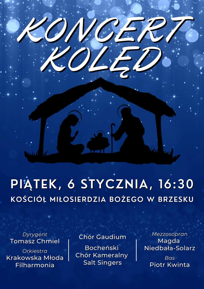 6 stycznia zapraszamy na koncert kolęd.