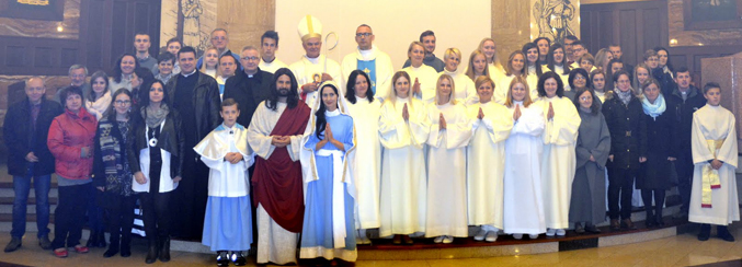 15 października Grupa 25+ wraz z Chórem Gaudium wystawiłem Tajemnicę Eucharystii w parafii pw. bł. Karoliny Kózki w Rzeszowie (zdj.Robert Gierlicki)