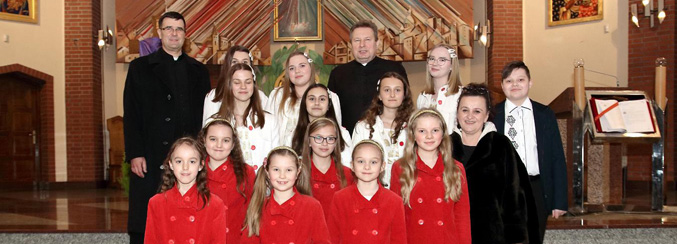 Promyczki Dobra z wizytą w naszej parafii (21.03.2021r), zdj.Dariusz Toroń.