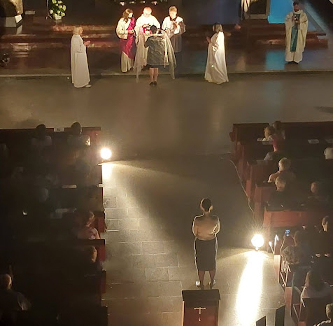 W sobotę 20 sierpnia 2022 r. GRUPA25+ wraz z chórem GAUDIUM wystawiła misterium „Tajemnica Eucharystii” w Opolu w parafii pw. św. Jacka dla tutejszej wspólnoty z okazji odpustu ku czci Patrona.