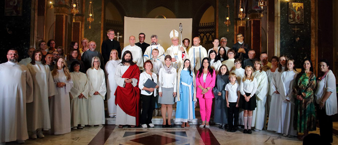 Grupa 25+ i Chór Gaudium z misterium Tajemnica Eucharystii w Rzymie (15.10.2023r.)
