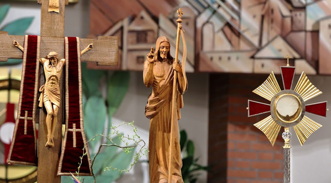 Triduum Paschalne kończy się Wielkanocą, która jest najważniejszym świętem chrześcijańskim (08/09.04.2023r.),zdj.Dariusz Toroń.